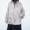 【Remake】 "水墨画" champagne satin shirt