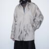 【Remake】 "水墨画" champagne satin shirt