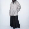 【Remake】 "水墨画" champagne satin shirt