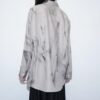 【Remake】 "水墨画" champagne satin shirt