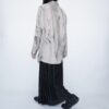 【Remake】 "水墨画" champagne satin shirt