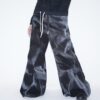 【Remake】 "水墨画" super baggy wide denim pants