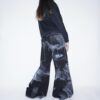 【Remake】 "水墨画" super baggy wide denim pants