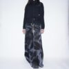 【Remake】 "水墨画" super baggy wide denim pants