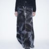 【Remake】 "水墨画" super baggy wide denim pants