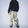 【Remake】 "水墨画" yellow body super wide slacks