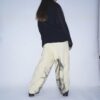 【Remake】 "水墨画" yellow body super wide slacks