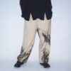 【Remake】"水墨画" wide camel slacks
