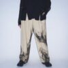【Remake】"水墨画" wide camel slacks