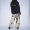 【Remake】"水墨画" wide camel slacks