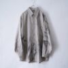 【Remake】 "水墨画" champagne satin shirt