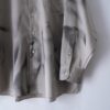 【Remake】 "水墨画" champagne satin shirt