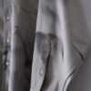 【Remake】 "水墨画" champagne satin shirt