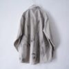 【Remake】 "水墨画" champagne satin shirt