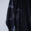 【Remake】 "水墨画" black satin shirt