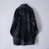 【Remake】 "水墨画" black satin shirt