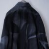 【Remake】 "水墨画" black satin shirt