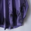 【Remake】 "水墨画" iridescent purple satin shirt
