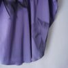 【Remake】 "水墨画" iridescent purple satin shirt
