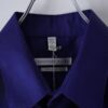 【Remake】 "水墨画" deep blue satin shirt