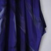 【Remake】 "水墨画" deep blue satin shirt