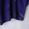【Remake】 "水墨画" deep blue satin shirt