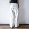 "純白ワイドで在らんことを…" pure white baggy wide pants