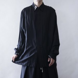 【送料無料】DEAD STOCK embroidery rayon shirt