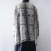 【送料無料】tape & animal pattern see-through shirt