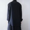【送料無料】plain black see-through shirt