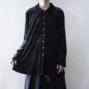 【送料無料】orange lame velours shirt