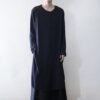 【送料無料】no-collar super long shirt