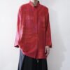【送料無料】vivid red wide arm shirt jacket