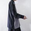 【送料無料】monotone switching embroidery terotero shirt