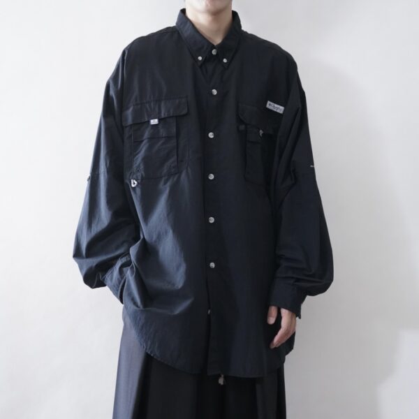 【送料無料】Columbia PFG black gimmick shirt