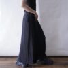 many pleats design glossy wide hakama pants