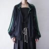 【NIKE】black × glossy green track jacket