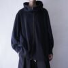 "首元超高めhideの如し" high neck sweat jacket