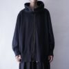 "首元超高めhideの如し" high neck sweat jacket