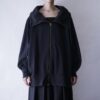 "首元超高めhideの如し" high neck sweat jacket