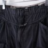 【MARITHE FRANCOIS GIRBAUD】all black design shuttle baggy shorts