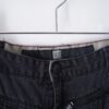 【MARITHE FRANCOIS GIRBAUD】all black design shuttle baggy shorts