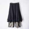 many ornamental super wide skirt