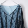 lace & pleats layered design cut&sewn