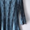 lace & pleats layered design cut&sewn