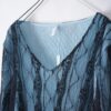 lace & pleats layered design cut&sewn