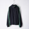 【NIKE】black × glossy green track jacket