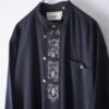 embroidery & like China button terotero shirt