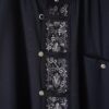 embroidery & like China button terotero shirt