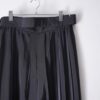 many pleats design glossy wide hakama pants